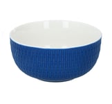 Cereal Bowls 4-Piece Round Breakfast Cereal Oatmeal Bowls Woven Pattern Colours