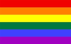 SHATCHI 5ft x 3ft Gay Lesbian Love Gender Diversity Trans/LGBTQ/Pansexual/Non-Binary/Genderfluid Celebration Supporter Fans Parade Wedding Gifts Decorations, Rainbow