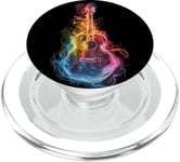 Groupe de guitare électrique Rock Design vagues colorées PopSockets PopGrip pour MagSafe