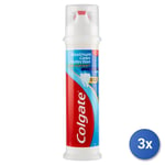 3x Colgate Dentifrice 100 Ml. Distributeur De