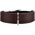 Hunter 46956 Basic 60 Collier en Nickel pour Chien Marron 47-54 cm