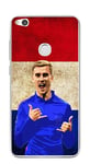 Onozo Coque TPU Gel Souple Huawei P8 Lite - 2017 Design Griezmann & Drapeaux