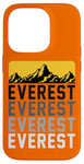 Coque pour iPhone 14 Pro High Peak Everest Mountain Expedition Cool Hiking Outfit