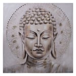 Tavla Alexandra House Living Trä Buddha 100 x 100 x 3 cm