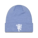 New Era Manchester United Man UTD Football Seasonal Beanie Hat - Blue 60284466