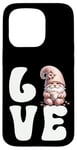 Coque pour iPhone 15 Pro Pink Gnome With Grandma Coffee Mug For Women Who Love Coffee