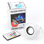 LED Music Light Bulb E26/E27 Speaker RGB Colour Changing Light