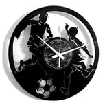 Instant Karma Clocks Vinyl Wall Clock Sports Football Team Players Soccer Club Ball