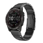 Garmin Fenix​3 urremme i rustfrit stål - Sort