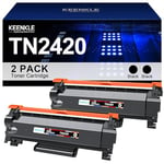 TN2420 Toner Cartouche de Compatible pour Toner Brother TN2420 TN2410,  DCP-l2530DW MFC-L2710DW MFC-L2710DN MFC-L2730DW MFC-L2750DW HL-L2370DN  HL-L2375DW (2 Noir) : : Informatique