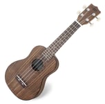 Ukulele Guitare Uke Pour Débutants 15 Frets Bois de Noix Naturel Manche Soprano