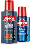 Alpecin Caffeine Shampoo C1 and Liquid | Natural Hair Growth for Men |