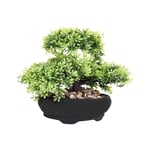 SIL - Bonsai artificielle dans pot en terre cuite 17 cm Modèle 2