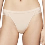 Tommy Hilfiger Trosor Lace Trim Logo Thong Hud X-Small Dam