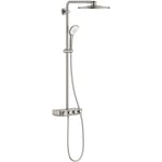 Grohe - Colonne douche mitigeur thermostatique Euphoria SmartControl 310 Duo Supersteel