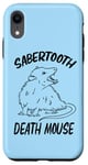 Coque pour iPhone XR Funny Sabertooth Death Mouse Possum Lover