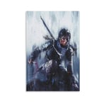 Heiwu Rise of The Tomb Raider Canvas Art Poster and Wall Art Picture Print Modern Family bedroom Decor Posters 20×30inch(50×75cm)