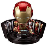 Nendoroid 349 Iron Man Mark 42 Heroâ€™s Edition + Hall of Armor Set Figure