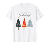 Winter Magic Christmas Joy Boho Xmas Christmas Tree T-Shirt