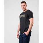 Fjallraven Logo Mens T-Shirt - Black - Size Small