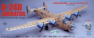 Consolidated B-24D Liberator Giant Display Model Balsa Kit from Guillow's