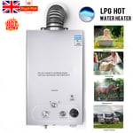 8L Tankless Propane Gas Water Heater LPG Instant Boiler Outdoor Camping Shower