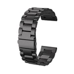 Garmin Fenix 3 rostfritt stål klockarmband - Svart