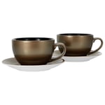 SET MED KOPPAR Golden Days black 4 delar 