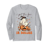 I Put The Boo In Boujee Cute Ghost Halloween Long Sleeve T-Shirt