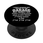 Angry in The Garage Funny Mechanic Douille manquante 10 mm PopSockets PopGrip Adhésif