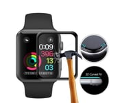 Apple Watch Series 5/4 - 40mm - Hærdet beskyttelsesglas m/komplet dækning