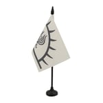 Drapeau de table Viking Raven 15x10cm - PETIT Drapeaux DE BUREAU Bannière au corbeau - vikings 10 x 15 cm - AZ FLAG