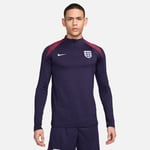 England Träningströja Dri-FIT Strike Drill - Purple Ink/Rosewood/Vit - Nike, storlek Large