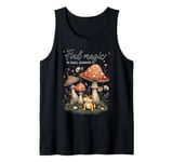 Vintage Find Magic In Small Moments Cottagecore Mushrooms Tank Top