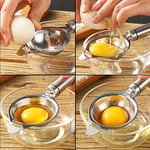 Egg Separator Stainless Steel Egg Yoke Separator Filter Egg Whites And Yolks SL