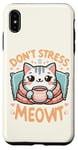 Coque pour iPhone XS Max idee cadeau citation drôle relaxation design chat kawaii