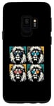 Coque pour Galaxy S9 Lion Pop Art - Graphique vintage Lover Roi Lion