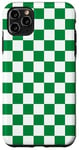 Coque pour iPhone 11 Pro Max Damier vert à carreaux