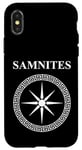 Coque pour iPhone X/XS Symbole de la civilisation italienne antique Samnites