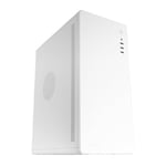 Tacens ENSIS, Boîtier PC ATX, Design Tout Métal, Structure Ultra Robuste, Semi-Tour avec Ventilateur FDB 120mm Ultra Silencieux, USB 3.0, Blanc