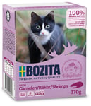 Bozita Feline Grain Free Tetra Bitar i sås med Räkor 6x370 g