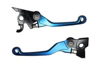 ACCOSSATO Paire de leviers bleu pour Husqvarna TC 450 de 2011 à 2013 (CC 449)