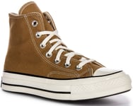 Converse A08616C Chuck 70 Vintage Canvas Unisex Trainer Tan UK 3 - 12