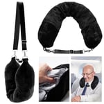 Hcunbsu Stuffable Neck Pillow for Travel, Travel Neck Pillow Stuffable with Clothes, Travel Essentials, Transformable U Shaped Travel Pillow, for Travelling by Car, Train and Plane