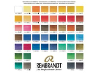 Rembrandt Watercolour Metal Tin Set | 48 Pans + Brush