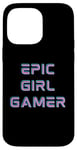 iPhone 14 Pro Max Retro Epic Gamer Girl Cool Gaming Stuff for Women Girls Y2K Case