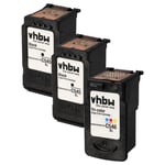 3 Multicolour Ink Cartridges for Canon Pixma MG3052 MG3051 MG3050 MG2950 MG2940