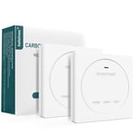 Safeliveo Carbon Monoxide Alarm, Carbon Monoxide Detector with Silence Button 10 Years Sensor Life for Home Safety, CO alarms Replaceable Batteries Powered - EN 50291 Standard,Standalone,2 Pack