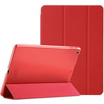 ProCase Coque iPad 9.7, Housse iPad 6, iPad 5, Modèle A1822 A1823 A1893 A1954, Étui Protection iPad 2018, iPad 2017- Rouge