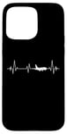 Coque pour iPhone 15 Pro Max Aviation Mode Aviation Enfants Flyer Heartbeat ECG